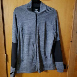 Danskin Semi-Fitted Dri-Fit Knit Jacket, Size XXL